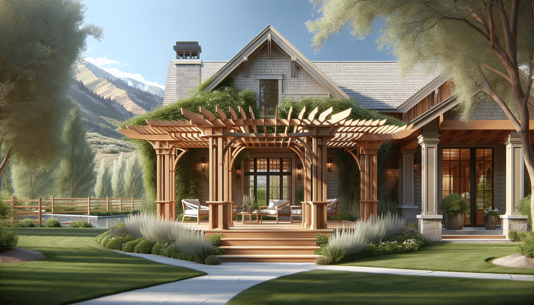 You are currently viewing Stunning Douglas Fir Pergola Designs