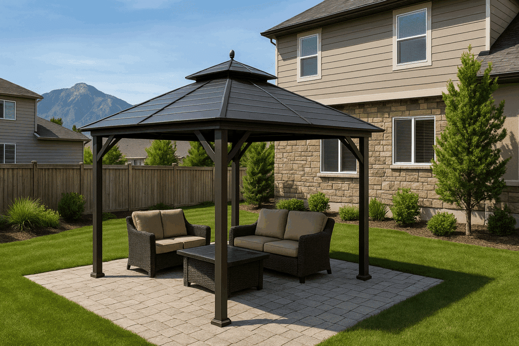 Read more about the article Best Gazebo Roof Options for All Seasons