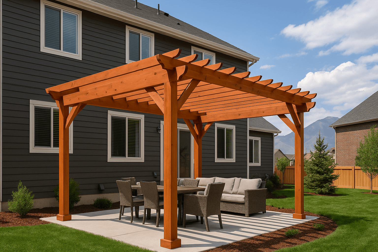 Designing Your Red Cedar Pergola 1 You are currently viewing Designing Your Red Cedar Pergola