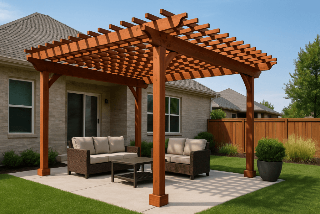 Read more about the article Redwood Pergola: Stylish Outdoor Shade